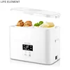 LIFE ELEMENT Lunch Box Electric Xiao Heated Lunchbox Heated Food Container Timing Multifunctional Ceramic Liner Double Layer 1