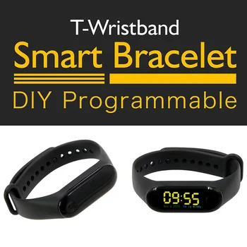 

TTGO T-Wristband Backlight ESP32-PICO-D4 Smart Bracelet Portable Battery Powered DIY Programmable IPS Screen Professional