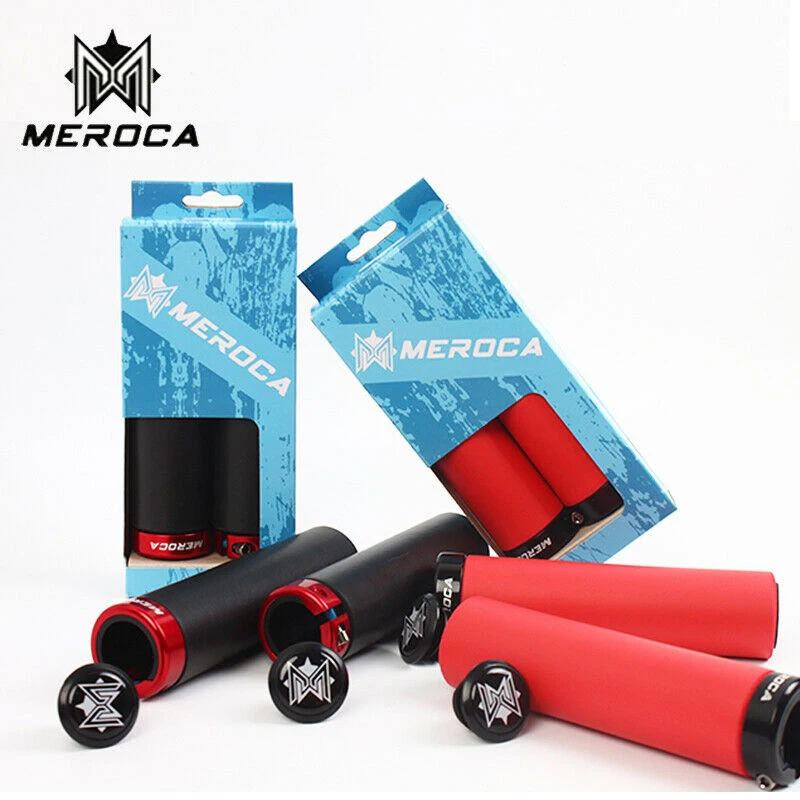 

1 Pair handlebar grips bicycle Lockable Silicone 22.2mm MTB bike grips Bar End Plugs Non-Slip 130mm High Quality Superlight