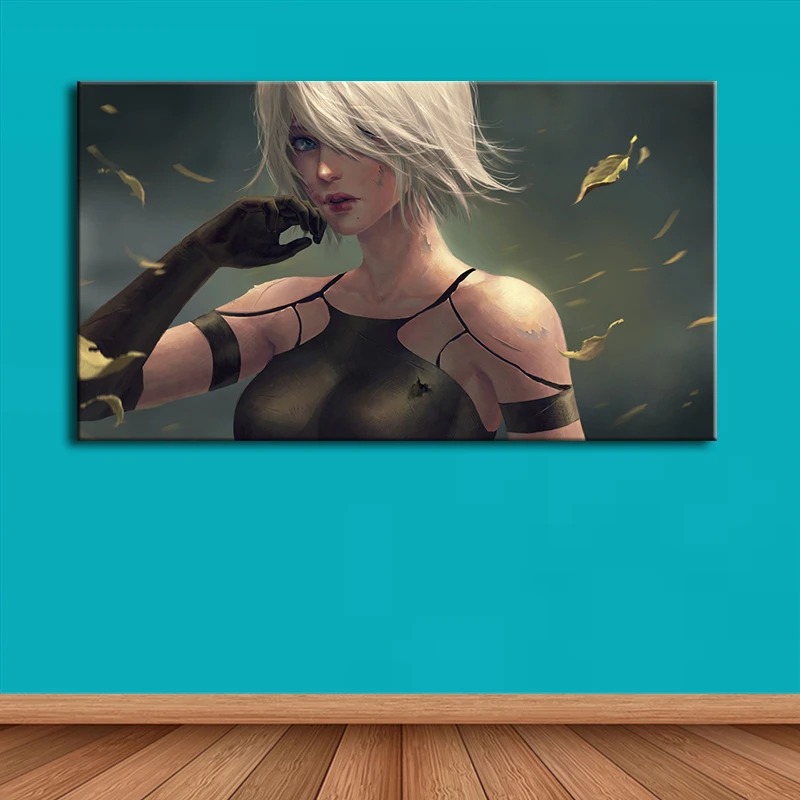 Модный постер с принтом NieR Automata 2B модный YoRHa сексуальная Картина на холсте | Дом и