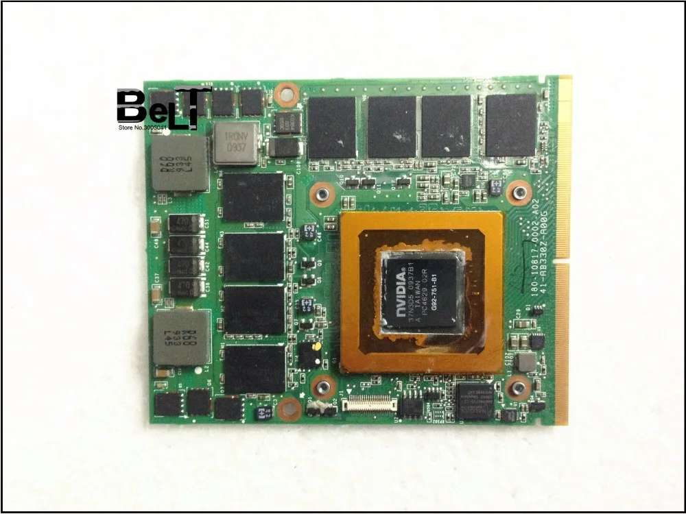 

Оригинальный GTX 260M GTX260M 1 ГБ WDXVH G92-751-B1 P/N: 0WDXVH 96RJ4 VGA Видеокарта для ноутбука Dell Alienware M15x M17x R1 100% тест