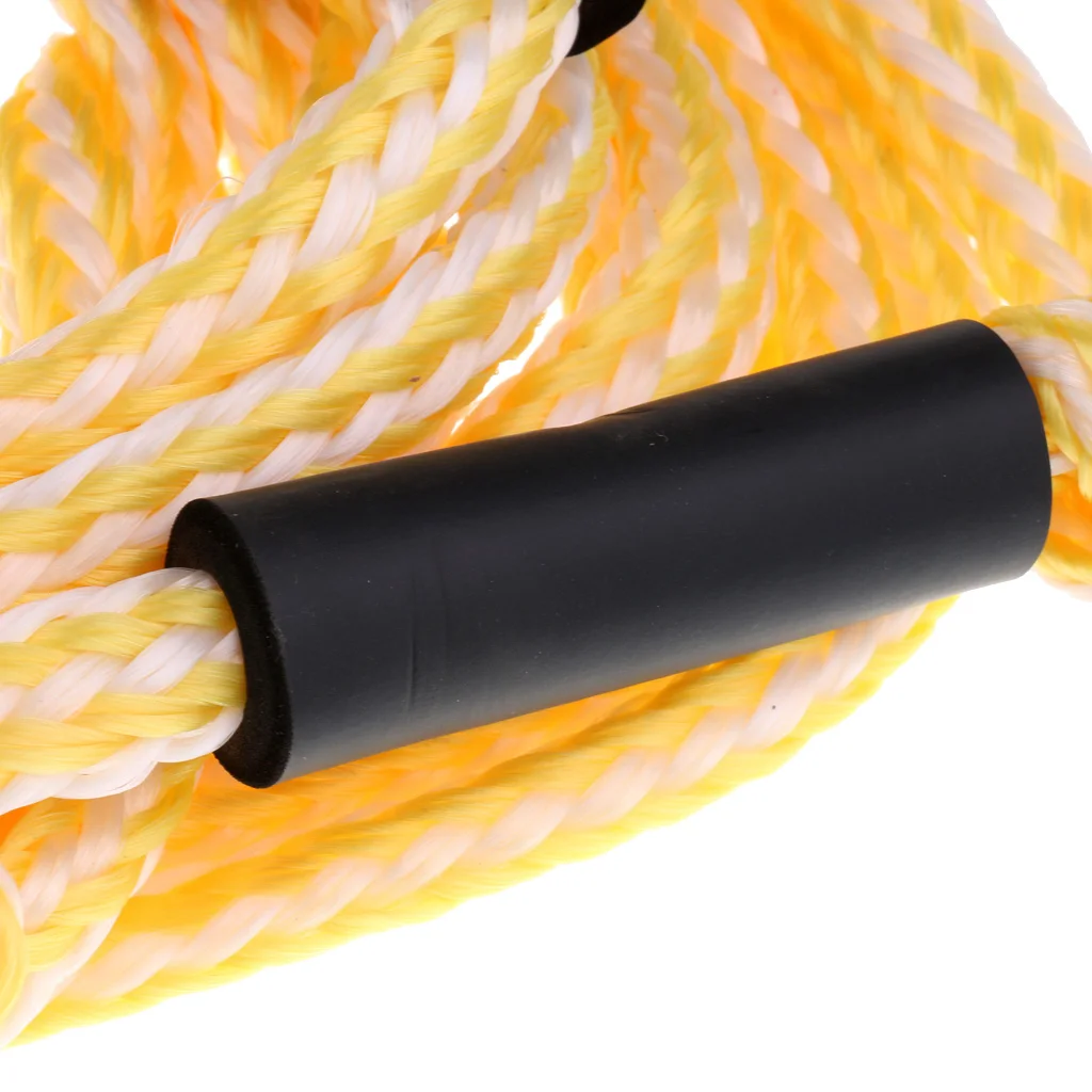 24' Pro Water Ski Rope, Wakeboard Rope for Waterskiing, Wakeboarding and Kneeboarding- High Visibility& Durable