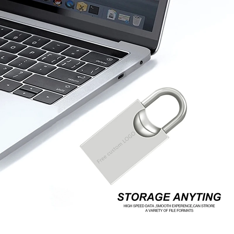 Флеш-накопитель 128 ГБ, серебристый ключ, USB 2,0, 64 ГБ, Usb флеш-накопитель, 32 ГБ, высокоскоростная флеш-карта памяти, 16 ГБ, флешка, 8 ГБ, 4 Гб, печать логотипа
