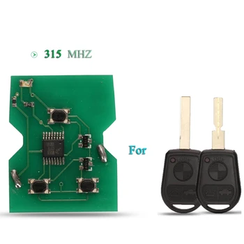 

Bilchave 3 Button 315Mhz Remote Car Key Circuit Board Fob For BMW Z3 E31 E32 E34 E36 E38 E39 E46 Z3i