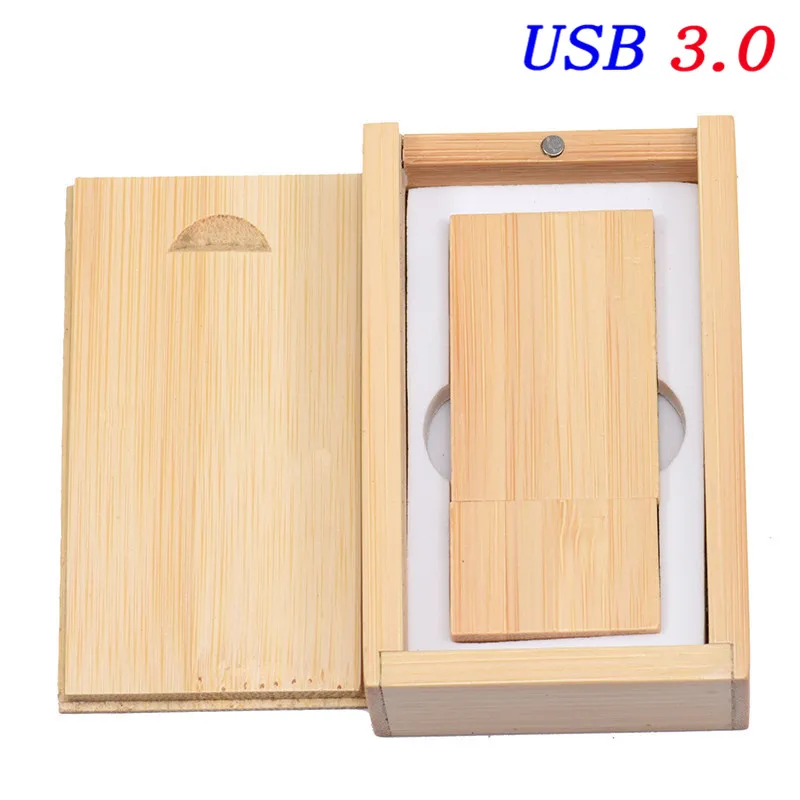 Bamboo with box SHANDIAN USB 3,0 деревянный usb с коробкой USB флеш-накопитель ручка драйвер деревянные чипы pendrive 4 ГБ 8 ГБ 16 г 32 Гб 64 Гб креативный персональный логотип - Цвет: Bamboo with box
