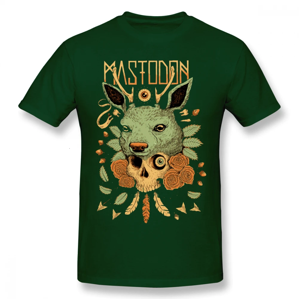 Tyburn Mastodon футболка с логотипом MASTODON Cancan 1 футболка Повседневная с принтом Футболка с коротким рукавом негабаритная Мужская 100 хлопковая футболка - Цвет: Turkey sE