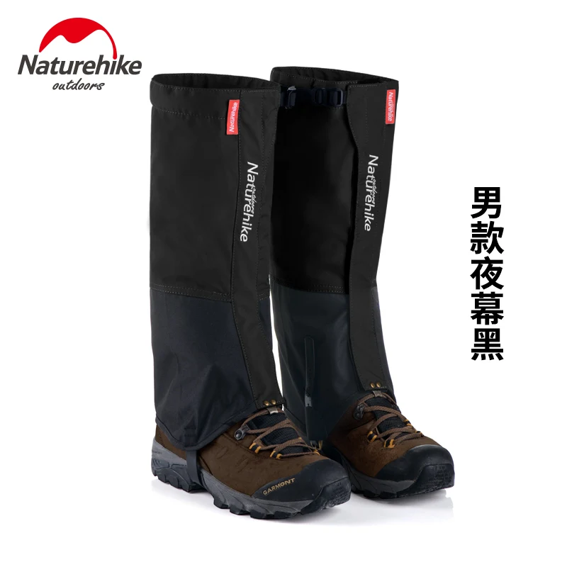 Naturehike походные гетры для походов, альпинизма, лыжного спорта, водонепроницаемые сапоги, гетры, теплые зимние гетры - Цвет: Men Black