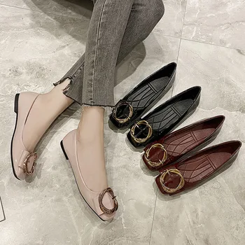 

2020 new Flats Shoes Women Summer Slip On Ballet Flats Dress Shoes Ladies Student Flats Shoes