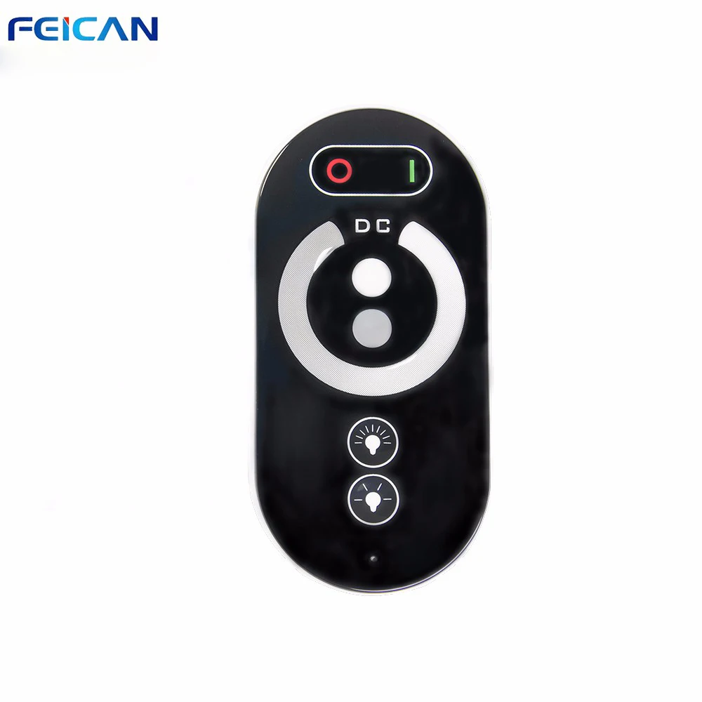 FEICAN DC12-24V 6A/CH Железный корпус RF полный сенсорный пульт дистанционного управления 3 канала светодиодный контроллер для одного цветной светодиод RGB полосы