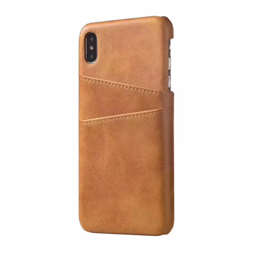 KISSCASE Leather Phone Case For iPhone 8 7 6S 6 Plus 5S SE X Retro Card Slots Funda Cases For iPhone XR XS MAX X 10 XS 8 7 Case