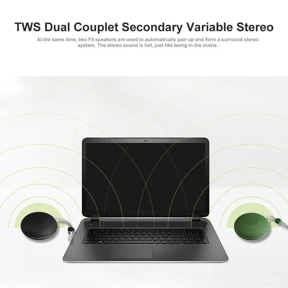 For Leshang F5 Outdoor Waterproof Mini Wireless Connection Pair Even New Private Mode Wireles Speaker | Электроника