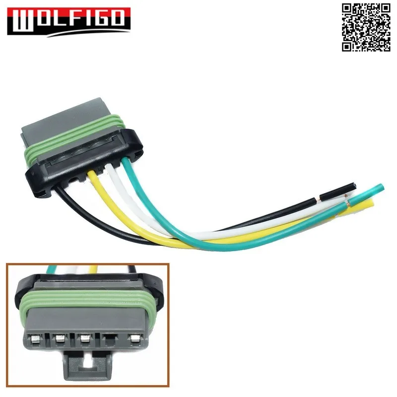 WOLFIGO New 1988-2000 GM Truck and SUV Tail Light Circuit Board Connector Pigtail PT1014 PT1937 15305873 88860492 1P1307 645593 |