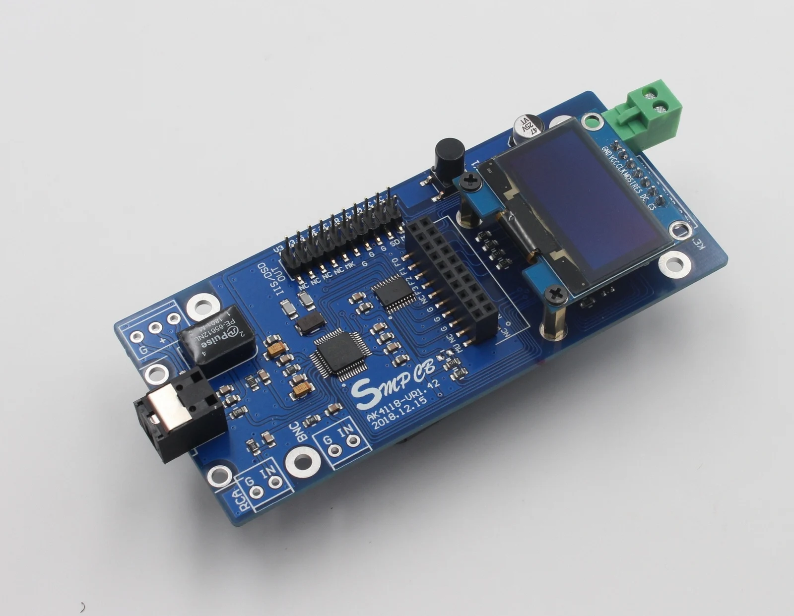 AK4118 цифровой приемник SPDIF для IIS поддержка XMOS/Amanero USB карты OLED дисплей