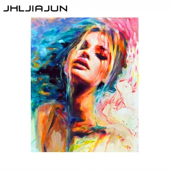

JHLJIAJUN painting by numbers Figure painting on canvas, the first choice for home decoration, makes the home more perfect