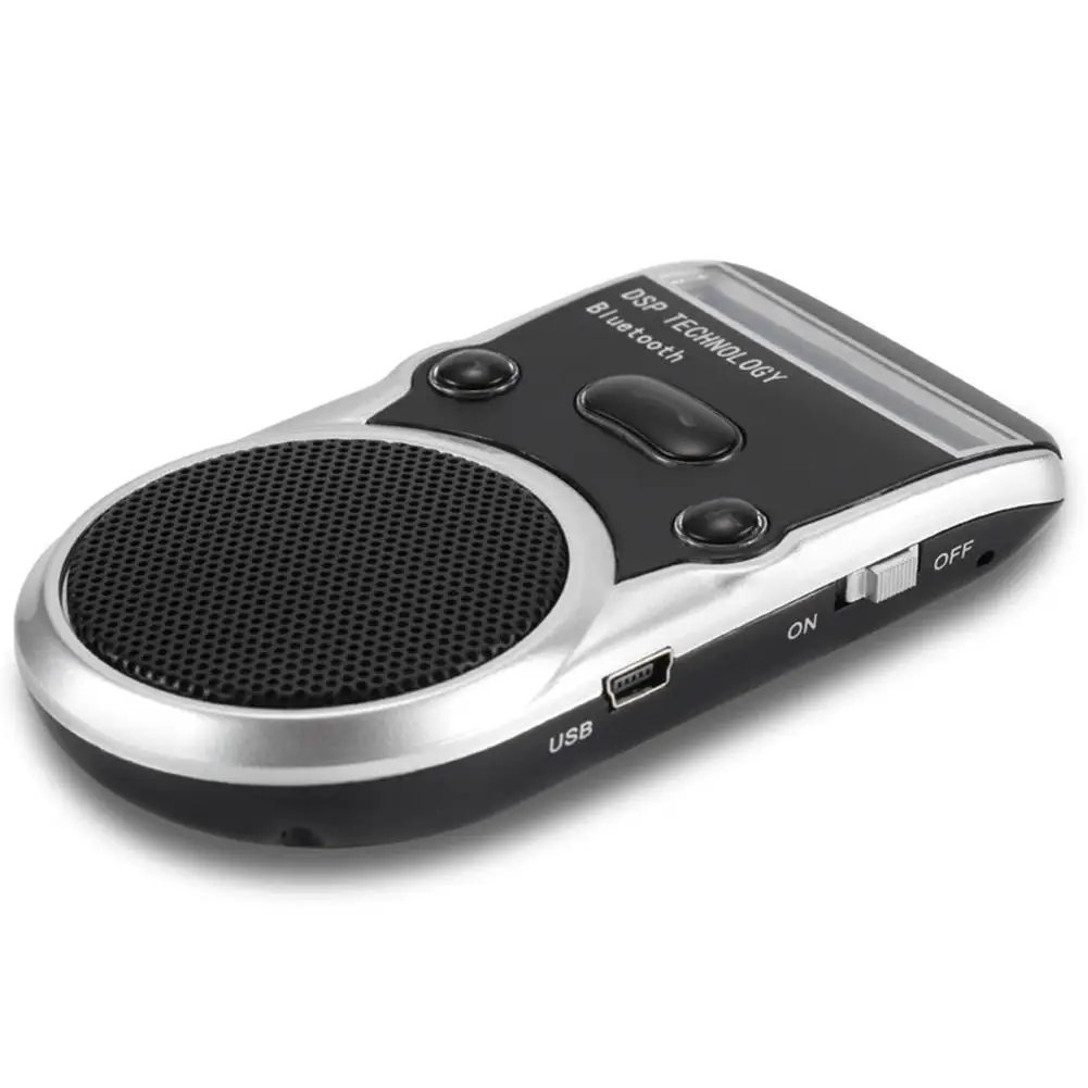 Автомобильный комплект на солнечной батарее, Автомобильный MP3-плеер, Bluetooth, громкая связь, вызов, ЖК-дисплей, солнцезащитный козырек, подсказки
