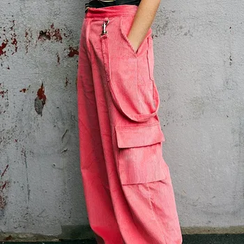 

Dropshipping Women Pants Sweatpants Women Wide Leg Pants Corduroy Pants Casual Streetwear ropa mujer штаны женские брюки женские