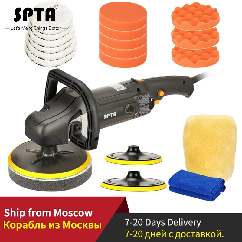 Professional Dual Action Polisher Kit 180mm Random Orbital Polishing Machine New