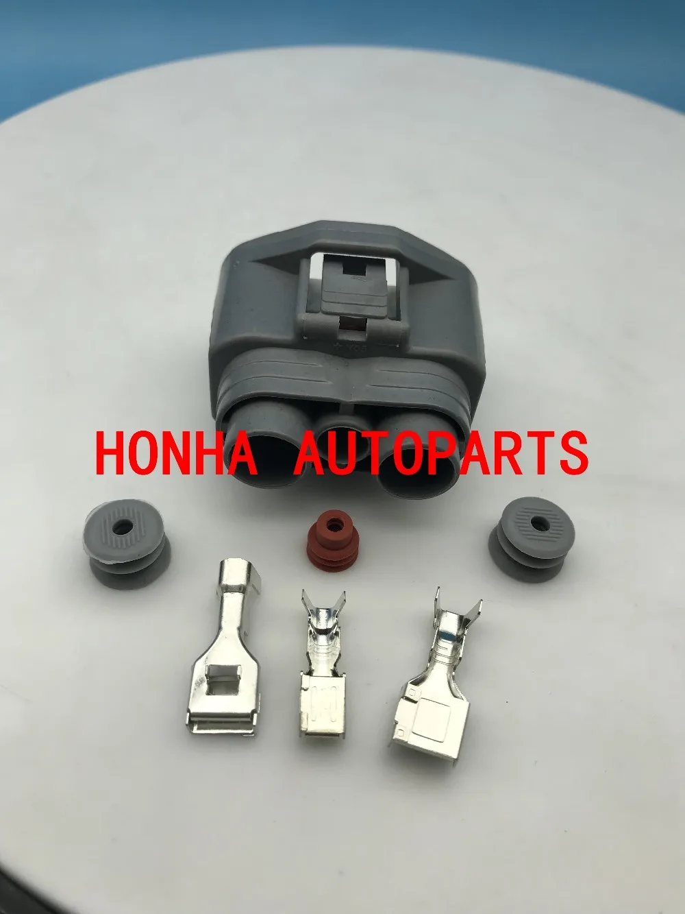 Free shipping 2sets 3pin sumitomo Inline-Hybrid auto waterproof electric cable plug connector 6189-0588