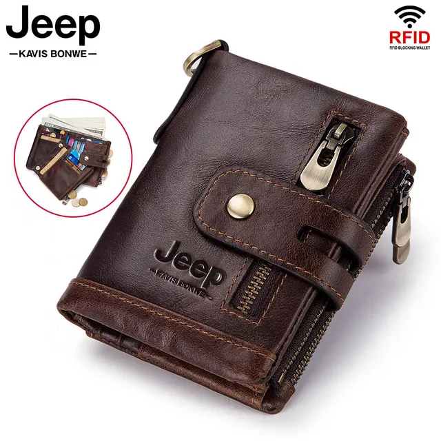 genuine leather men s wallet with coin pocket vintage rivet design male purse card holder slim hasp money bag women short wallet