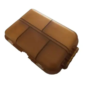 

1pc Pill Box 7 Compartments Portable Medicine Storage Case Plastic Double Layer Pill Container Box Organizer for Outdoor Travel