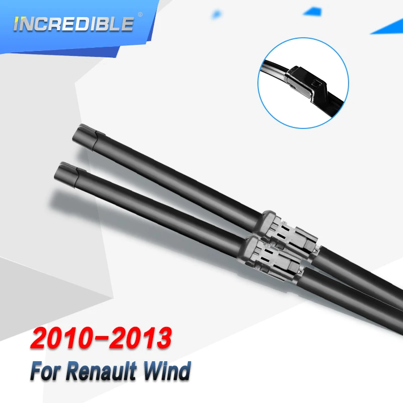 INCREDIBLE Wiper Blades for Renault Wind Fit Push Button Arms 2010 2011