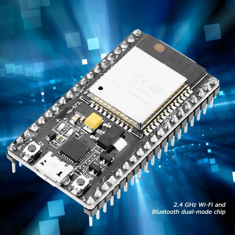 ESP-32 макетная плата 2,4 ГГц WiFi+ Bluetooth двухъядерный процессор с низким энергопотреблением