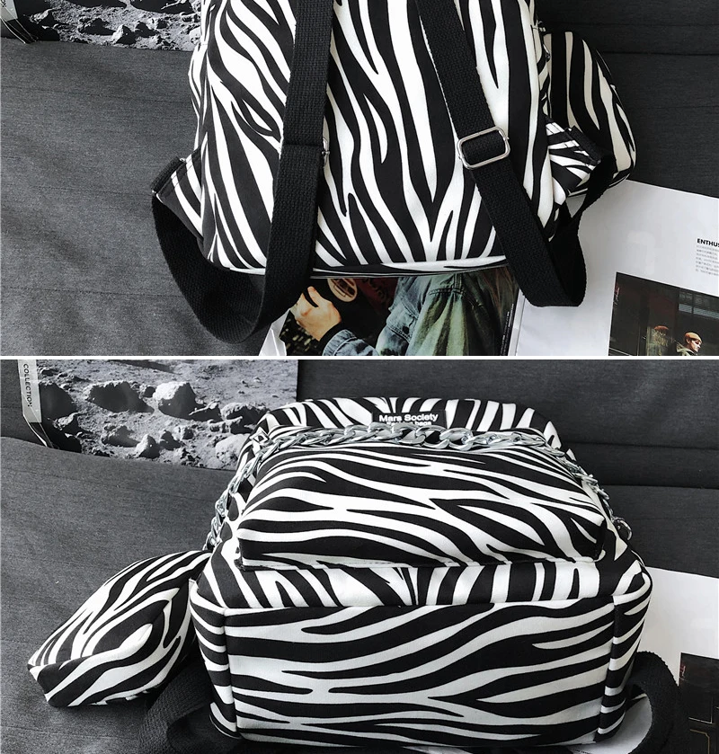 mochilas para estudantes moda corrente saco de