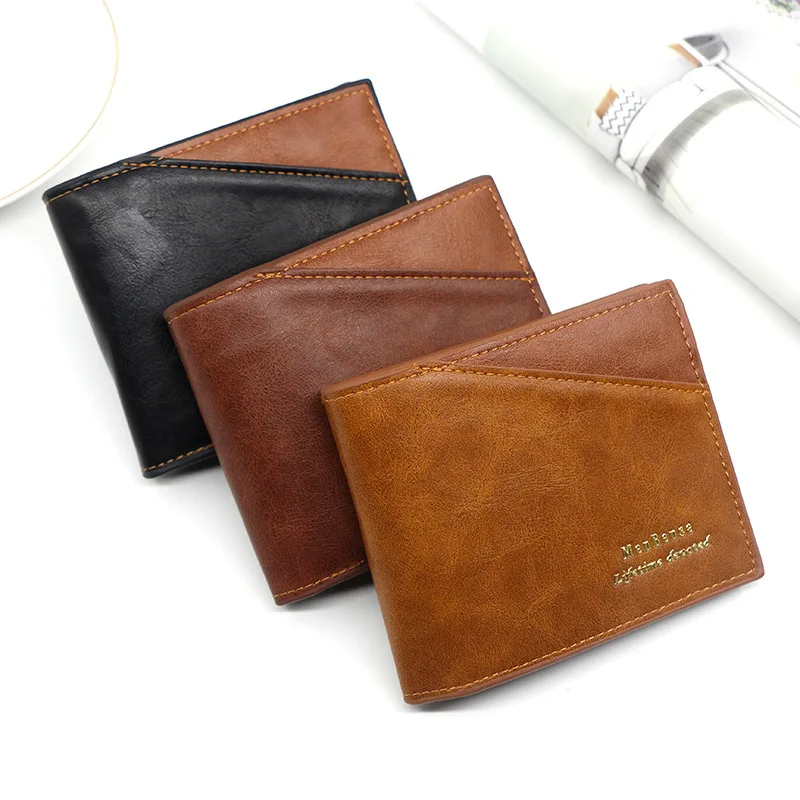 

MenBense Men Wallet Pu Fashion High Quality Zipper Multifunction Business Purses Card Holder Short Coin Purse Clutch Bag