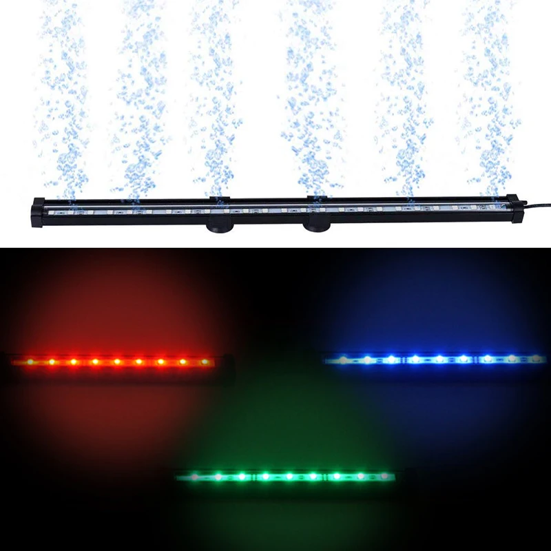 RGB светодиодный аквариумный светильник 25/37/41/51 см 5050 погружной водный воздушный