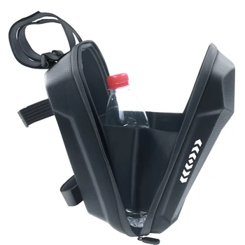 

Hard Shell Front Bag Pouch Electric Scooter Bicycle Handlebar Head Zipper 3L