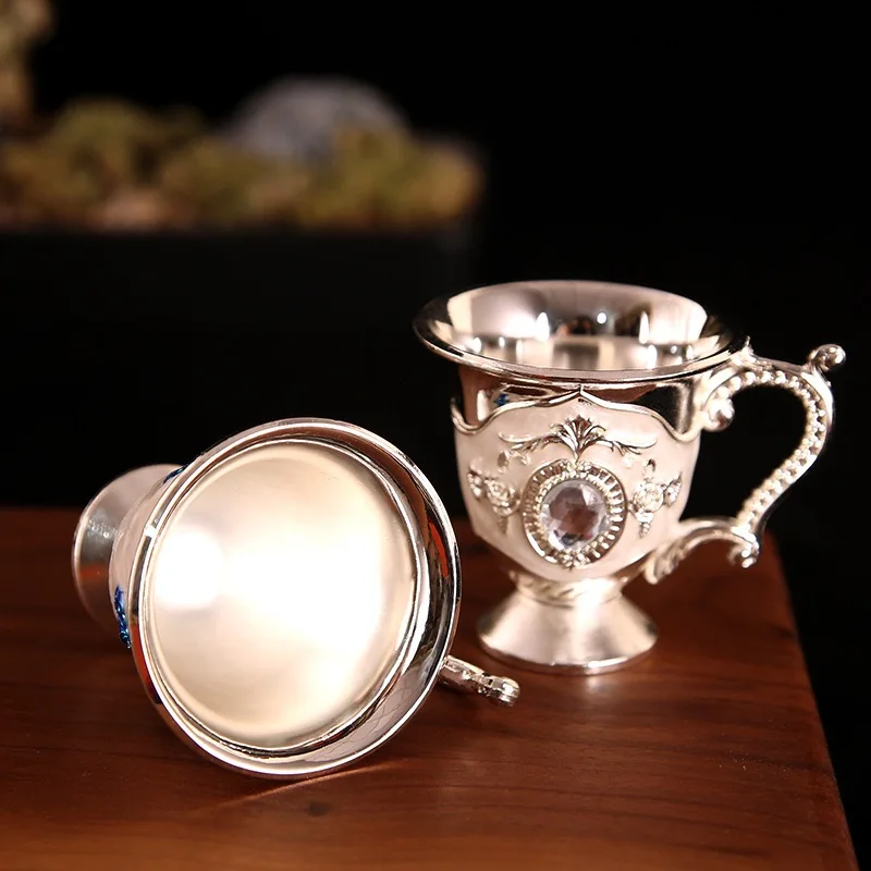 Mini Spirits Wine Glases Cup Vodka Alloy Portable Personalized Diamond Pattern 30ml Wedding Tumbler Bar Home Decoration Gift Mini Spirits Wine Glases Cup Vodka Alloy Portable Personalized Diamond Pattern 30ml Wedding Tumbler Bar Home Decoration Gift