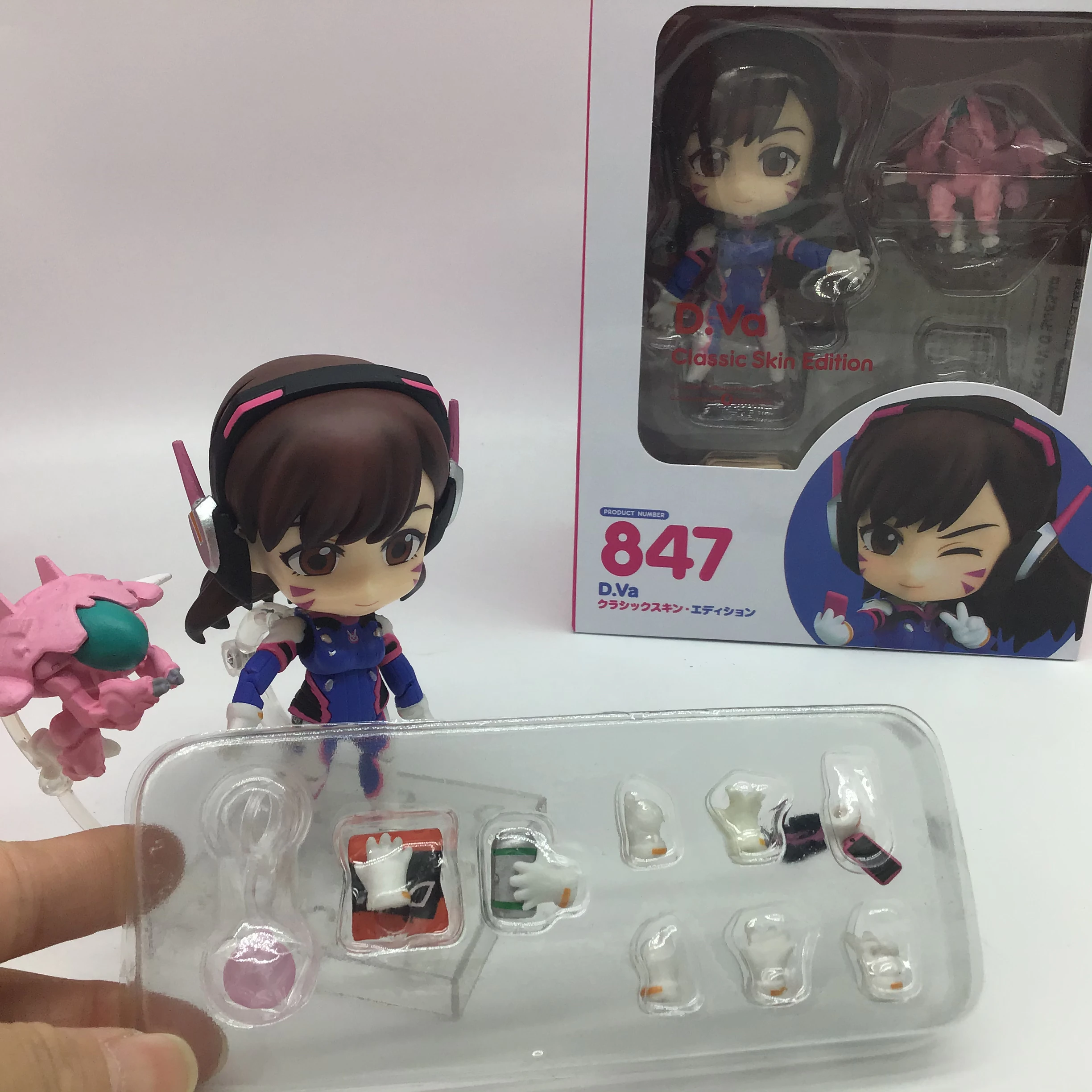10 см игровая версия Q Overwatched D.Va 847 # Классическое Издание фигурки из ПВХ модель
