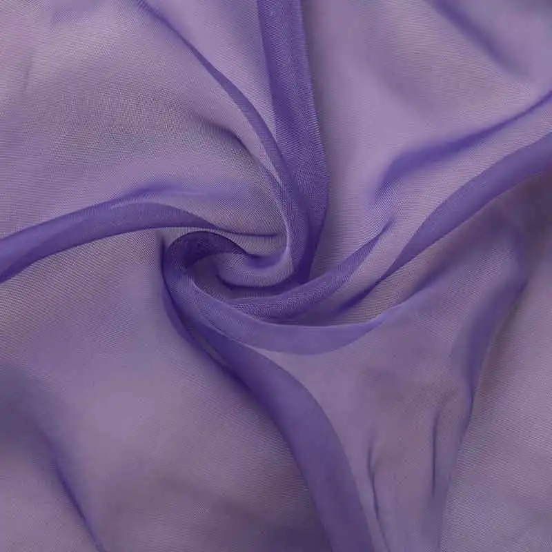 Medium purple Однотонный тюль, занавески, европейский стиль, занавеска для окна, занавеска для гостиной, спальни, прозрачная вуаль, декор домашнего окна - Цвет: Medium purple