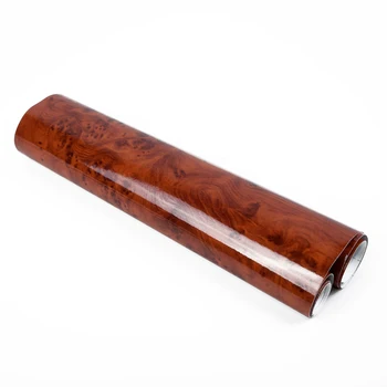 

Film Car Sticker DIY Grain Decal Maroon 40x100CM 1Pc Waterproof Mouldings