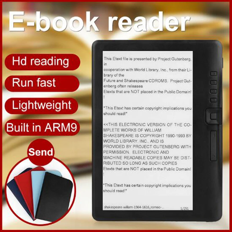 

ebook reader ebook 7 inch TFT screen e-book
