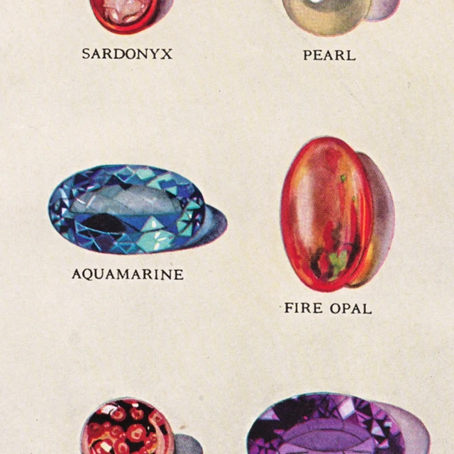 Vintage Gemstone Painting amf.ac.ma