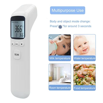 

HOT Handheld Infrared Thermometer Forehead Body Temperature Meter Measuring LCD Display Baby/Adult TI99