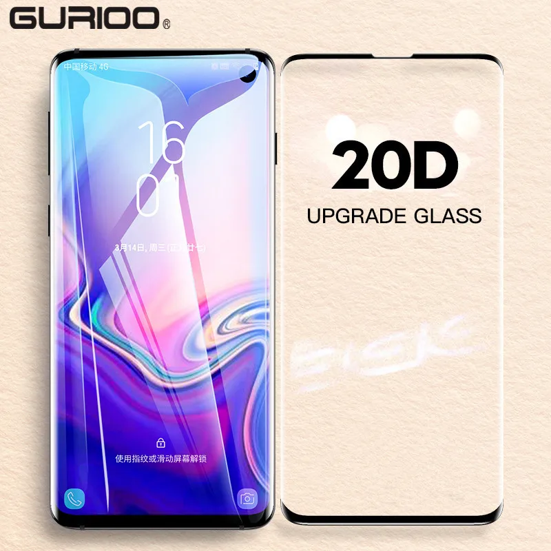 

20D Tempered Glass Film For Samsung Galaxy S7 8 9 10 Plus E Protector Film For Samsung Note 8 9 10 Pro Full Curved Screen Film