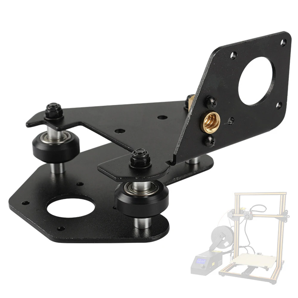 CR-10 S4/S5 X осевой кронштейн для крепления двигателя правая/левая ось X Передняя/задняя пластина для крепления двигателя с колесами Tnut для деталей 3D принтера