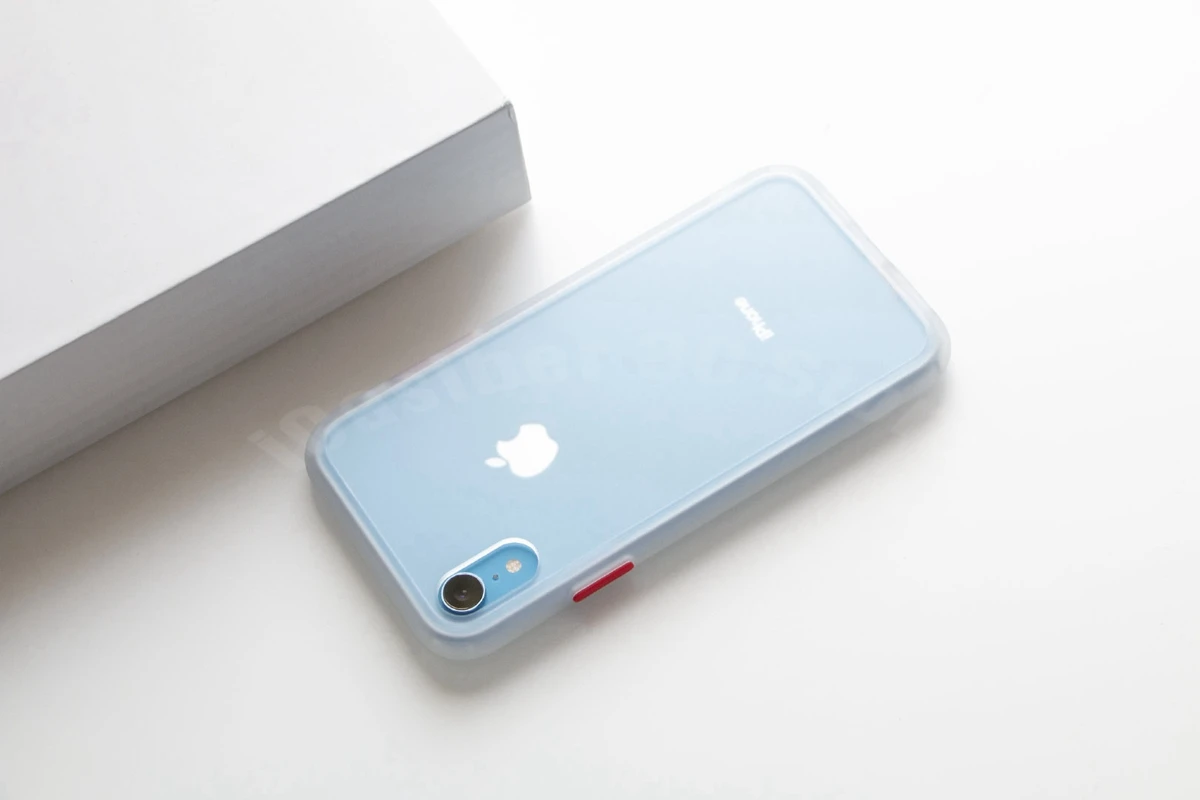 Frosted White-red 10 шт цветной противоударный бронированный чехол для Apple IPhone X XS Max XR прозрачный ТПУ чехол задняя крышка для iPhone 7 8 Plus силиконовый чехол - Цвет: Frosted White-red
