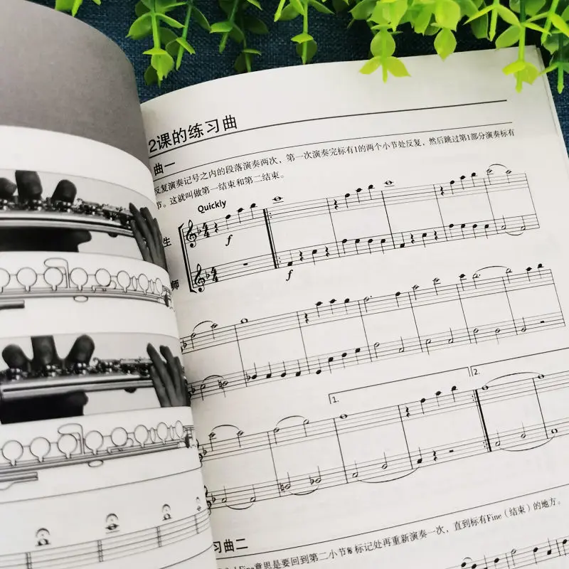 Рисунок 4 - 3 книги/набор Guzheng + флейта