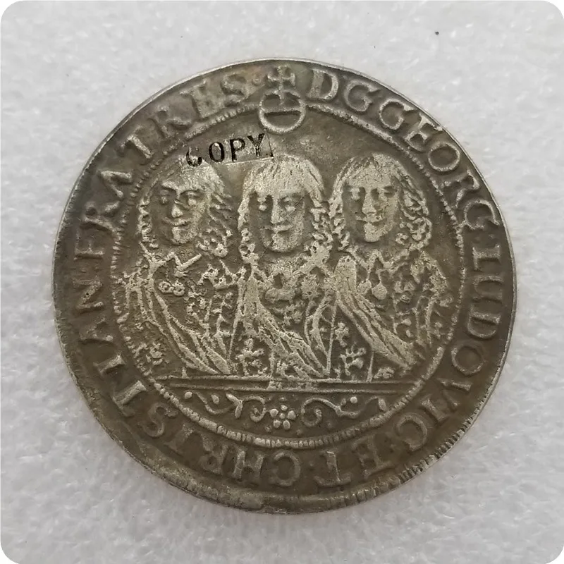 THALER-1652-GEORGIVS-LUDOVIC-CHRISTIAN копия монет памятные монеты-копии монет медаль коллекционные монеты