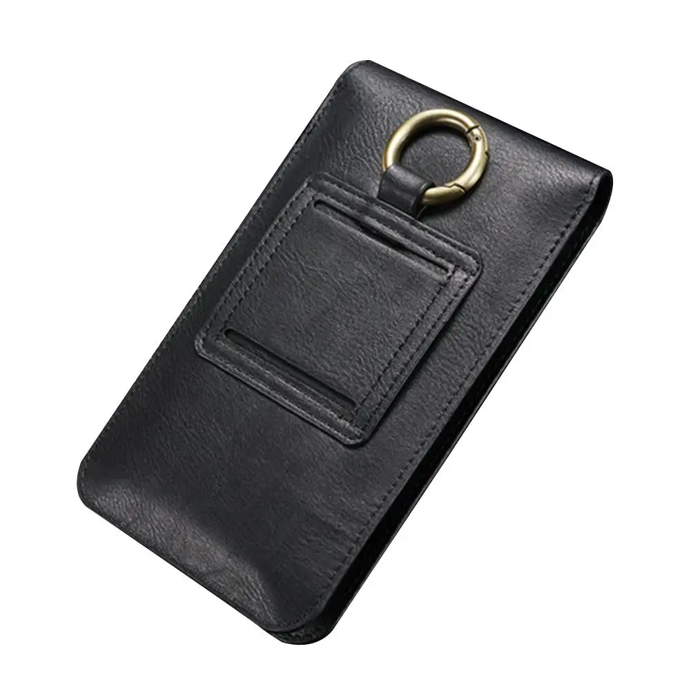 Hot Universal Outdoor Hanging Phone Bag Faux Leather Waist Bag Durable Fanny Pack for iPhone 6P 7P 8P барсетка мужская