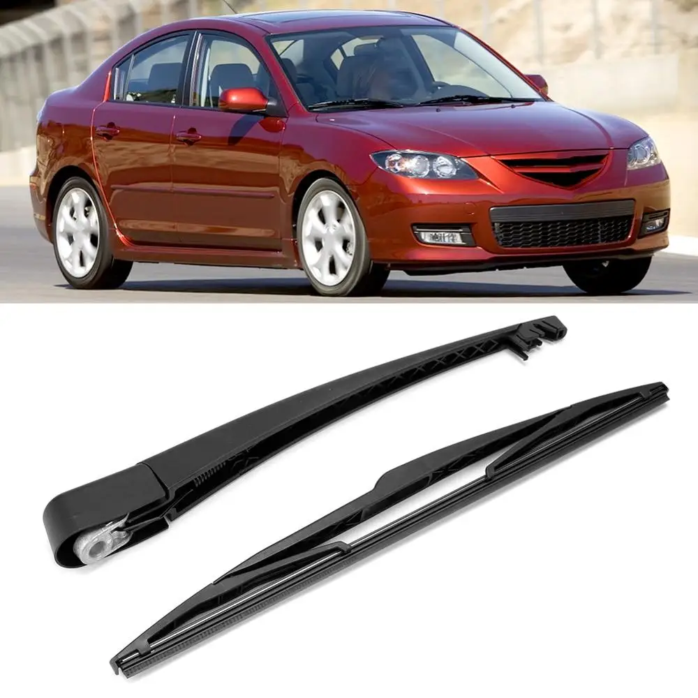 Черная Автомобильная Задняя щетка стеклоочистителя для Mazda 3 Hatchback 2003 2004 2005 2006 2007 2008 простая Установка простое использование