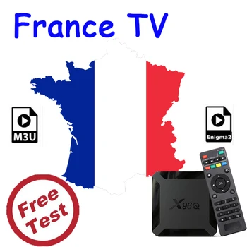 

France Android TV Box Android 10.1 Support IPTV Ship from France M3U Andorid Iptv Samrters Enigma2 for Smart TV no app included