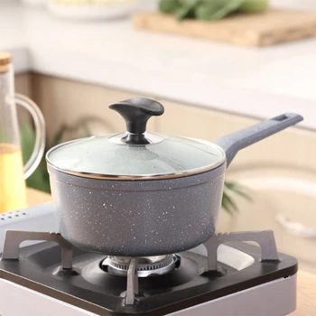 

Kitchen Cooking Pot Non-Stick Cook Noodles Hot Milk Soup Pots Japanese Snow Pan Cooker Cookware Baby Food Supplement Pot