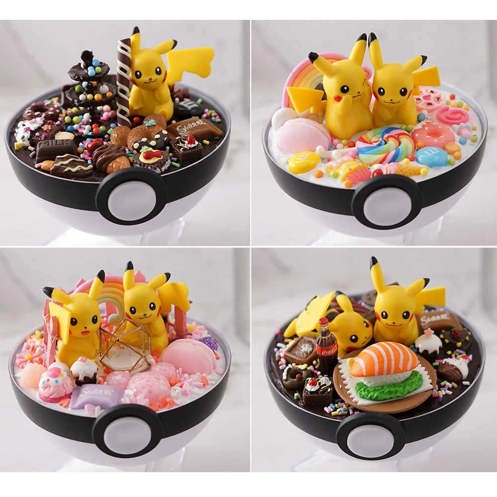 Takara Tomy с покеболом Пикачу Бульбазавр Мьюту фигурки ручной работы модель