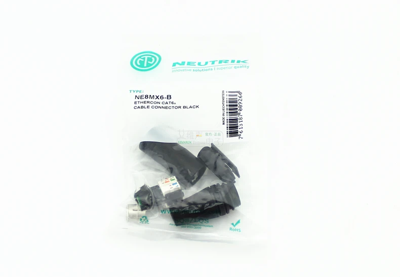 NEUTRIK NE8MX6-B super six сетевой кабель CAT6A оболочка разъема RJ45 головка для передачи данных