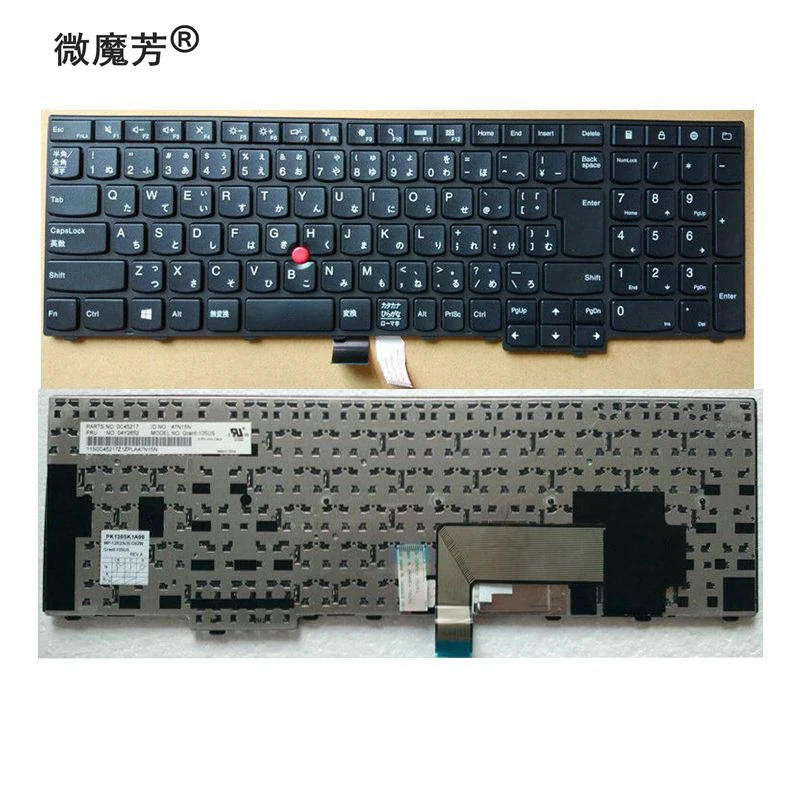 Новая клавиатура JA для ноутбука Lenovo IBM ThinkPad W540 W541 W550s T540 T540p T550 L540 Edge E531 E540 JP без