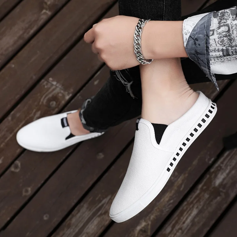 

Outdoor Slippers Men Semi-Slipper 2019 New Style Summer Lazy Outer Wear Fashion Korean-style Trend Light Slipper Men's
